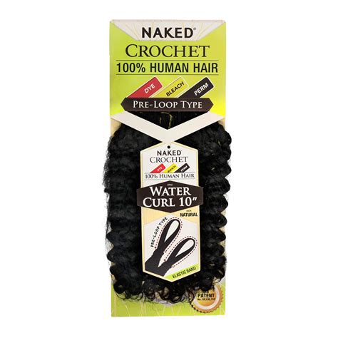 ORGANIQUE Naked Human Hair Crochet Braids Pre Loop Type Water India Ubuy