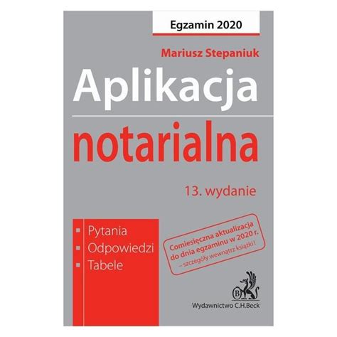 Aplikacja Notarialna 2020 Pytania Odpowiedzi Tabele Mariusz