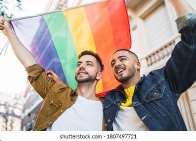 Gay Couple Rainbow Images Stock Photos Vectors Shutterstock