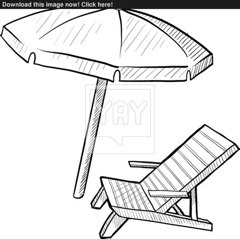 draw beach chair 10