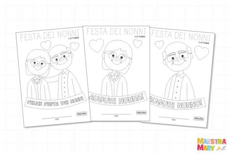 Festa Dei Nonni Ottobre Biglietti Letterine Attivit Disegni