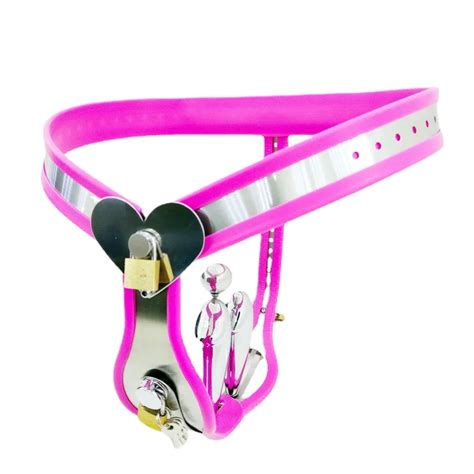 Cintur N De Castidad De Acero Inoxidable Para Mujer Ropa Interior De Tap N Anal Bondage