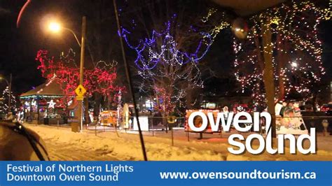 Festival Of Northern Lights Owen Sound Ontario Youtube