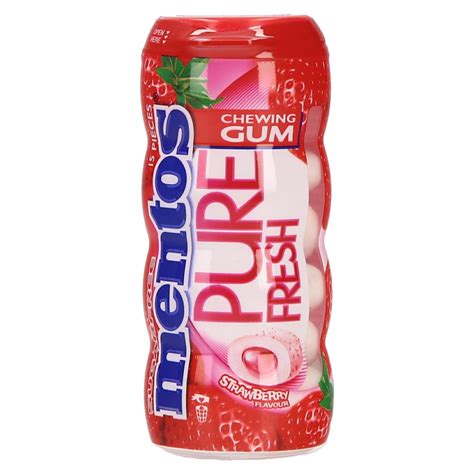 ŽveČilni Gumi Jagoda Pure Fresh Mentos 30g Žvečilni Gumi Mentos Z