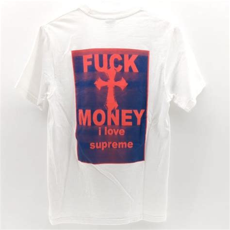 Supremeシュプリーム 半袖Tシャツ ホワイト SIZE S 24FW Fuck Money Tee Supreme 2006
