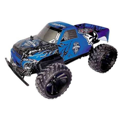 Mondo Motors Hot Wheels Voiture T L Command E Monster Truck Bleue Cdiscount Jeux Jouets