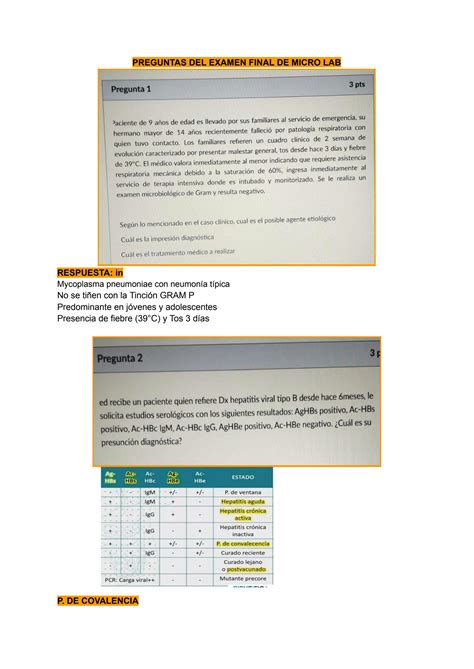 Solution Preguntas De Examen Final Microbiolog A Studypool