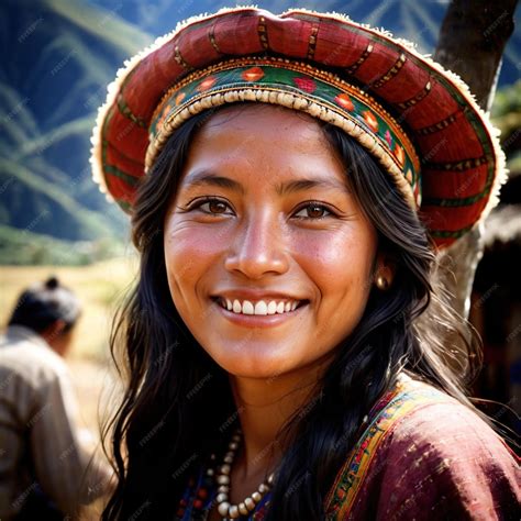 Premium Photo | Equadorian woman from Ecuador typical national citizen
