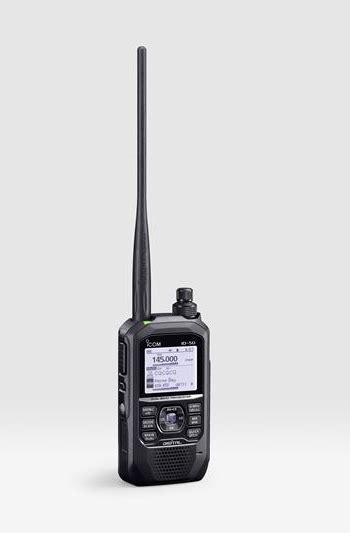 Icom Id E Dual Band D Star Digital Handheld Radio Coming Soon