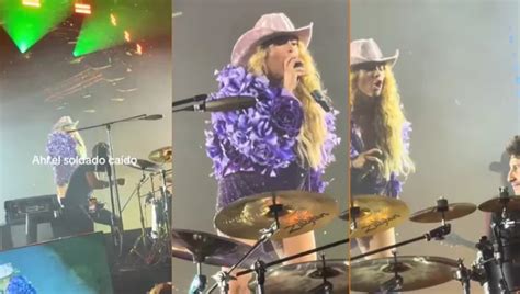 Paulina Rubio Explota En Pleno Concierto Contra Su Baterista Diario