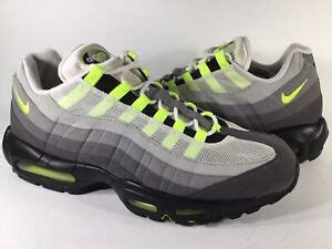 Nike Air Max 95 OG Neon Green Cool Grey Black 2015 Size 13 Rare 554970-071 | eBay