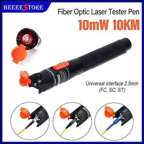 10km 10mw Visual Fault Locator 10mw Fiber Optic Cable Tester Red Laser