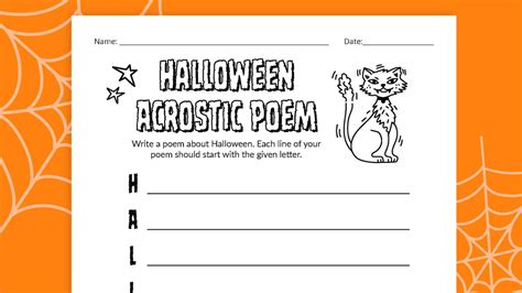 acrostiches pour Halloween - Observer