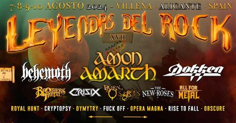 Leyendas del Rock presenta la distribución por días del cartel de 2024