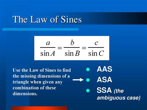 Notes Law Of Sines Ppt Download