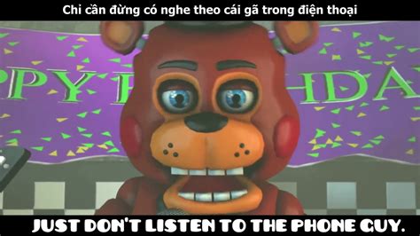 Five More Night Jt Machinima Fnaf S Rap Vietsub Youtube