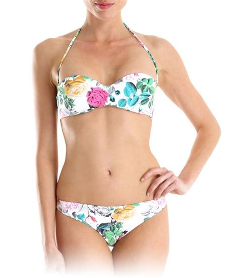 Maillot De Bain Femme Pièces Bikini à Motif Fleuris Vintage MORGAN Coup De Coeur Mode