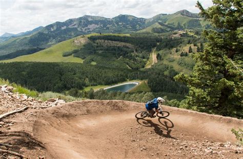 downhill mountain bike parks  map  north america