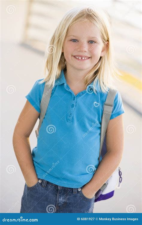 Kindergarten Girl Student Dance On Stage Royalty Free Stock Image