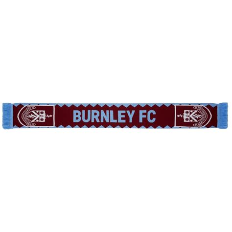 burnley fc scarf fashion  burnley football club uk
