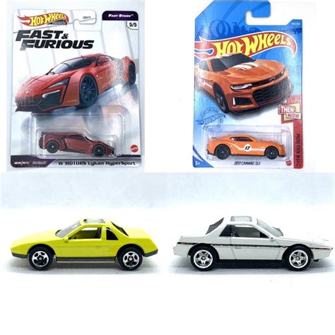 Hot Wheels W Motors Lykan Hypersport Camaro Zl Pontiac Fiero M Shopee Malaysia