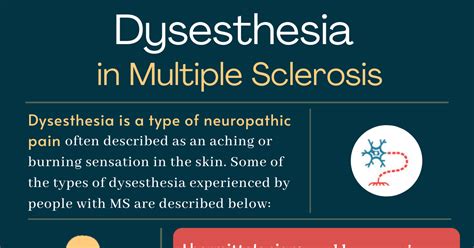 Dysesthesia in MS | Feeling, Causes, and Treatment | Multiple Sclerosis ...