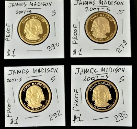 John Adams, James Madison, Coin Set, Dollar, Presidents, Personalized Items, Ebay