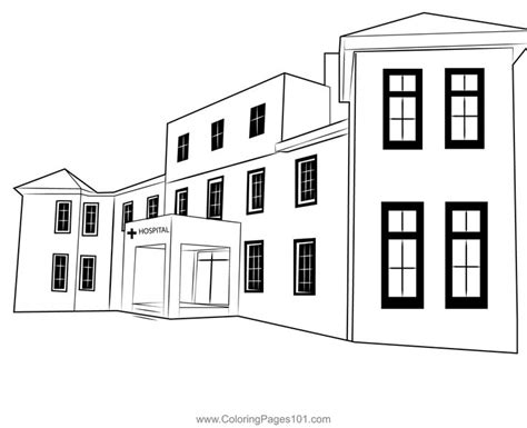 Major Private Hospitals Coloring Page Private Hospitals Coloring