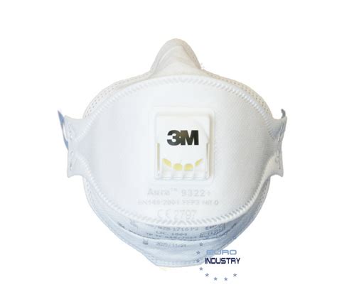 3M 9322 AURA Masque De Protection Respiratoire Avec Valve FFP2 NR D