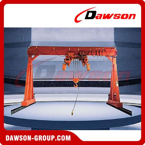 Ds Pt4 Rail Mounted Electric Gantry Crane Orbital Type Electric Steel