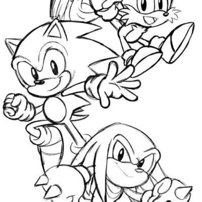 Desenho Do Sonic 2 Para Imprimir