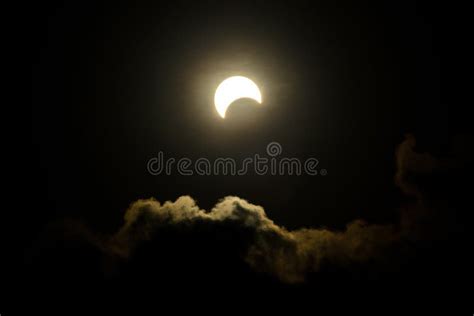 Partial Solar Eclipse of 2023 Seen from Brazil Stock Image - Image of ...