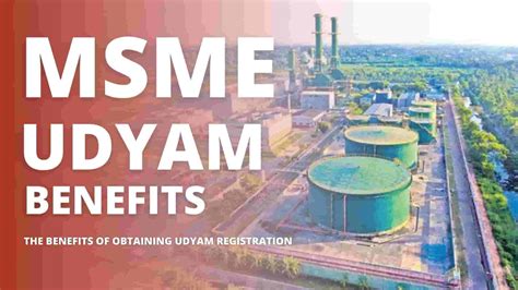 Msme Udyam Benefits Udyam Registration Certificate