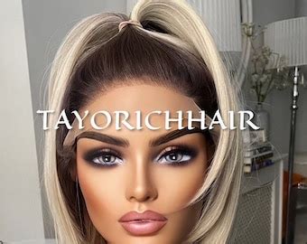 Honey Blonde Golden Brown Balayage Dream H D Lace Frontal Wig Etsy