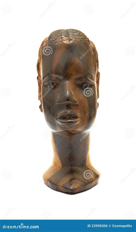 African Wood Carving Stock Photo Image Of Female Dark 23990306