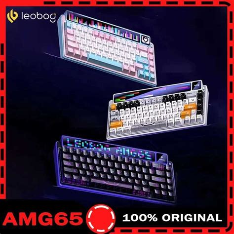 Leobog Amg Nical Sa Tft Led Screen Mode Rgb Hot Swap Gaming Keyboard Custom Computer Gamer