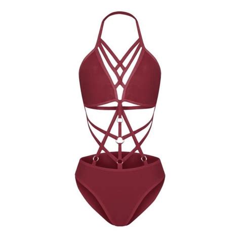 Femmes Sexy Lingerie sexy ensemble de sous vêtements pansement arc en ciel dentelle Bralette