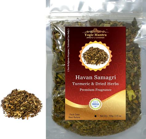 Yogic Mantra Havan Samagri For Burning 100g Fragrant Dried