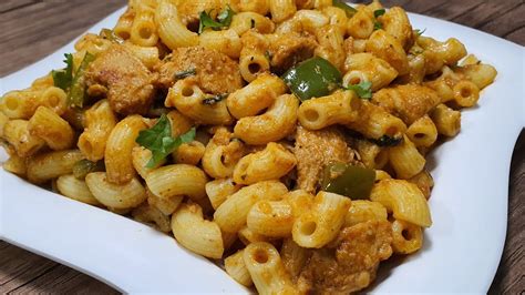 Chicken Tikka Macaroni Spicy Macaroni With Chicken Tikka Tasty Chicken