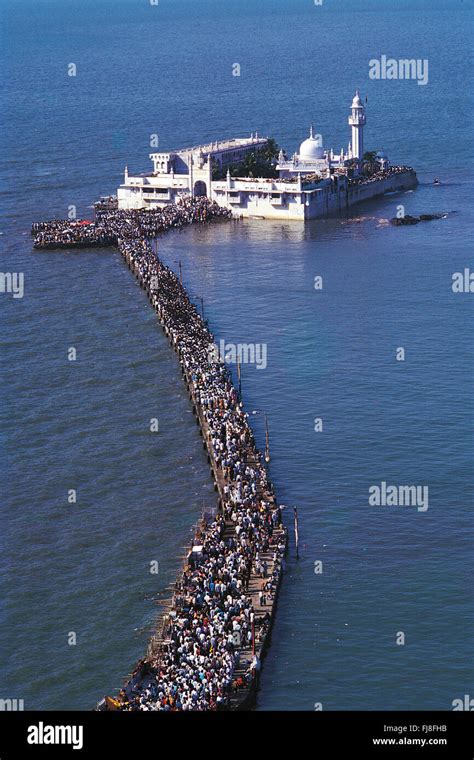 Haji Ali Dargah Mosque Bombay Mumbai Maharashtra India Asia Stock