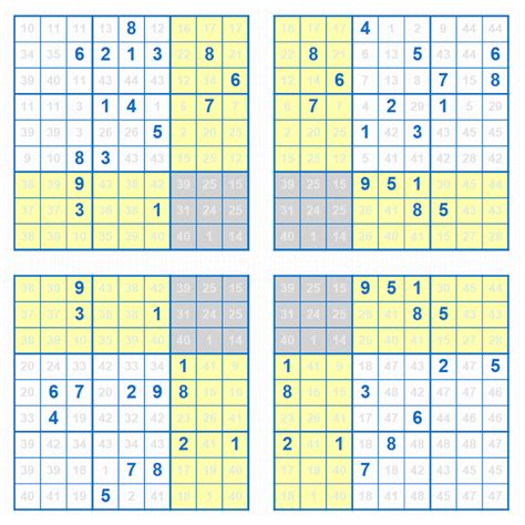 Multi Sudoku Aide La R Solution Des Grilles De Sudoku Oncrosssquare