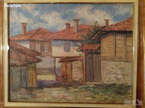 Картина "Пейзаж с къщи " в Картини в гр. София - ID40522621 — Bazar.bg