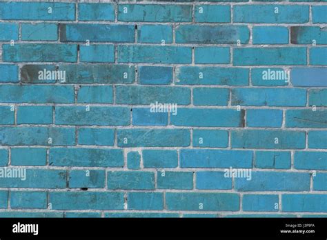 Blue Background Of Old Vintage Brick Wall Stock Photo Alamy
