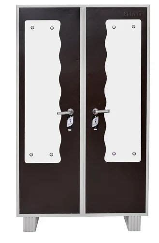 2 Door With Locker Rectangular Stainless Steel Almirah For Home With