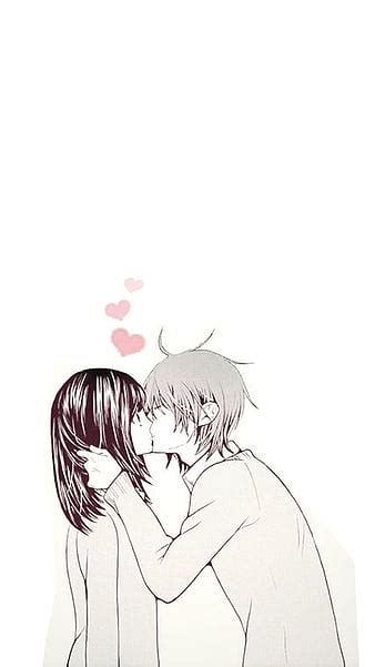 Anime And Boy Kissing Wallpaper Hd
