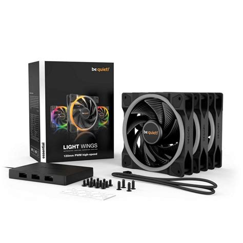 Be Quiet! Light Wings PWM High Speed Pack 3 Ventiladores 120mm ...