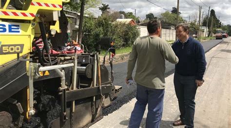 El Municipio De Alte Brown Avanza Con Las Obras De Asfalto En Claypole