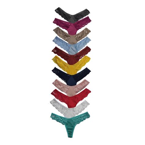 Kits Tanga Kelly Calcinha Fio Dental Duplo Lingerie Frente De Renda Microfibra De Poli Ster