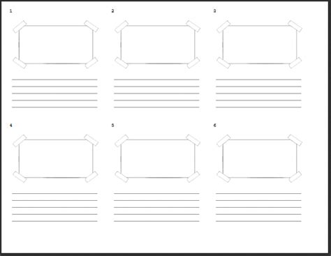 Storyboard Template Psd