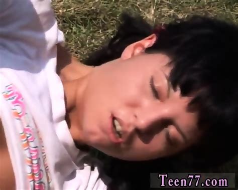 Naughty Amateur Brunette Anal Fucked At Bbq Party